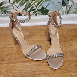 Jewel Badgley Mischka Women's Mayra Evening Sandal